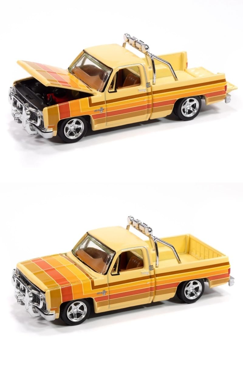 Amazon.com: Auto World 1981 Chevy Silverado Fleetside Lowered